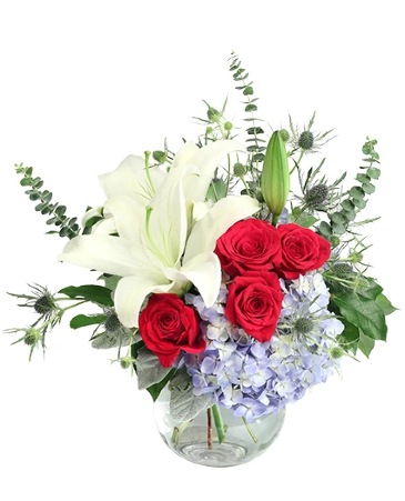 Sweet Freedom Vase Arrangement in Mount Vernon, IL | THE BLOSSOM SHOP